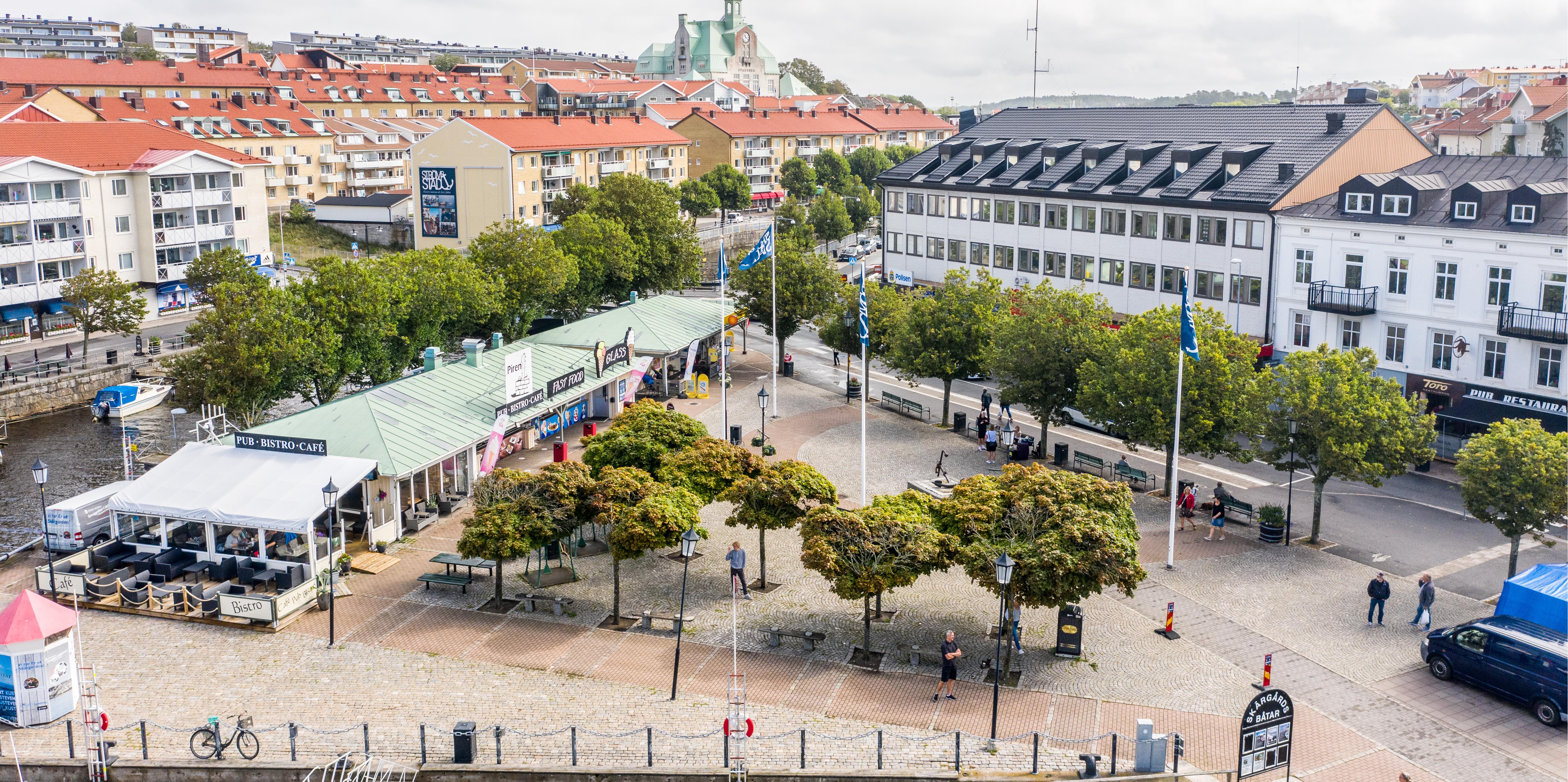 Norra Varvet, mitt i norra hamnen, Strömstad